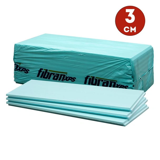 Фибран XPS - 3см (10.5 м2 в пакет) - GF 125/60