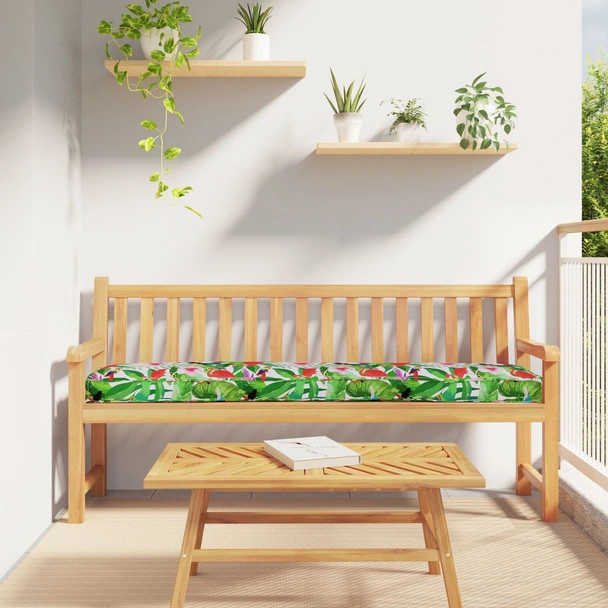 Кушони за палети за пейка 2 бр Тропическа джунгла 200x40x8 см Оксфорд тъкан - VL42001737 - Image 4