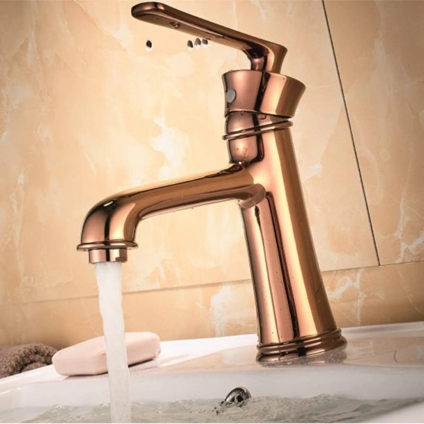 Стоящ смесител за баня Елида розово злато - INTER CERAMIC