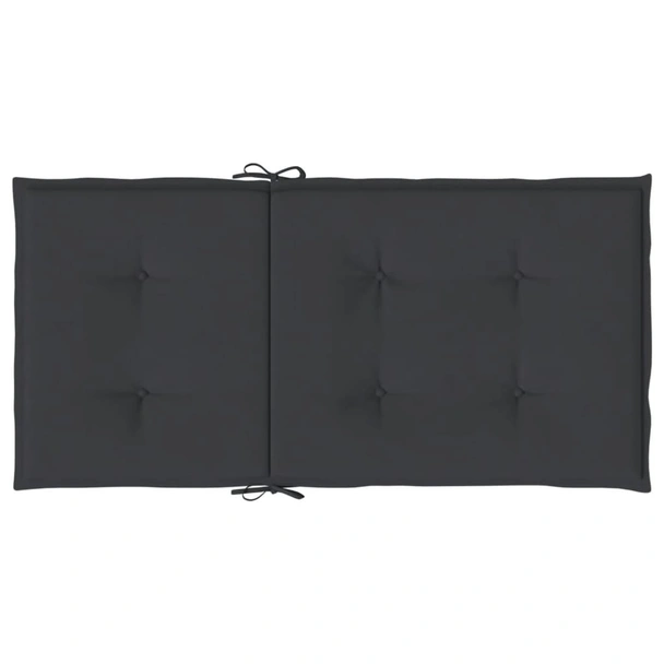 Възглавници за столове 2 бр черни 100x50x3 см Оксфорд плат - VL47560 - Image 7