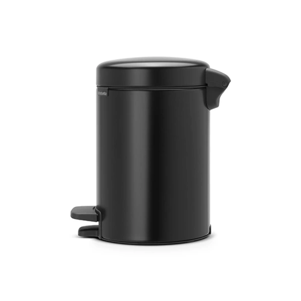 Кошче за баня 3 л NewIcon Matt Black BRABANTIA - Image 2