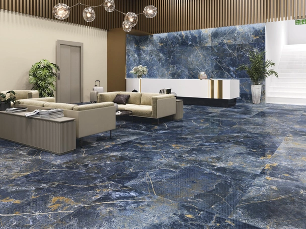 Гранитогрес 60x120 см Icaro Blue Pulido Rect AZULEJOS BENADRESA  - Image 2