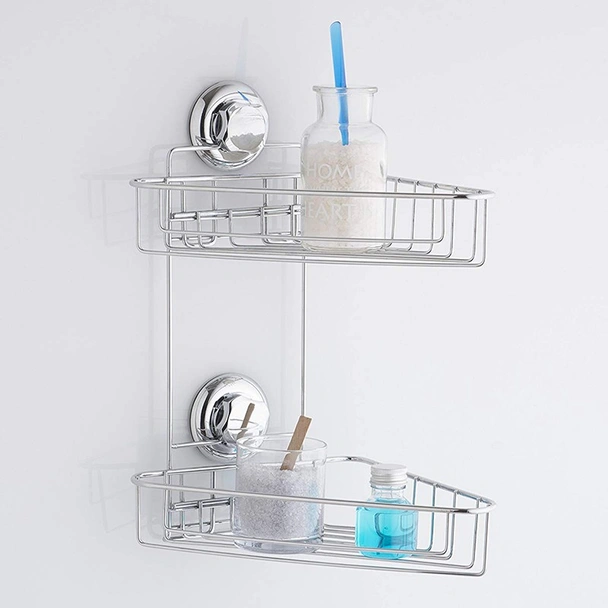 Ъглова етажерка за баня с две нива Bestlock Bath COMPACTOR - Image 3