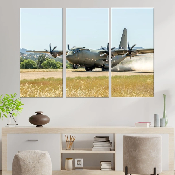 Товарен самолет С-130 - картина пано за стена - Image 2