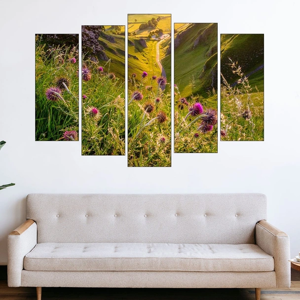 Утро над долината - картина пано за стена - Image 3