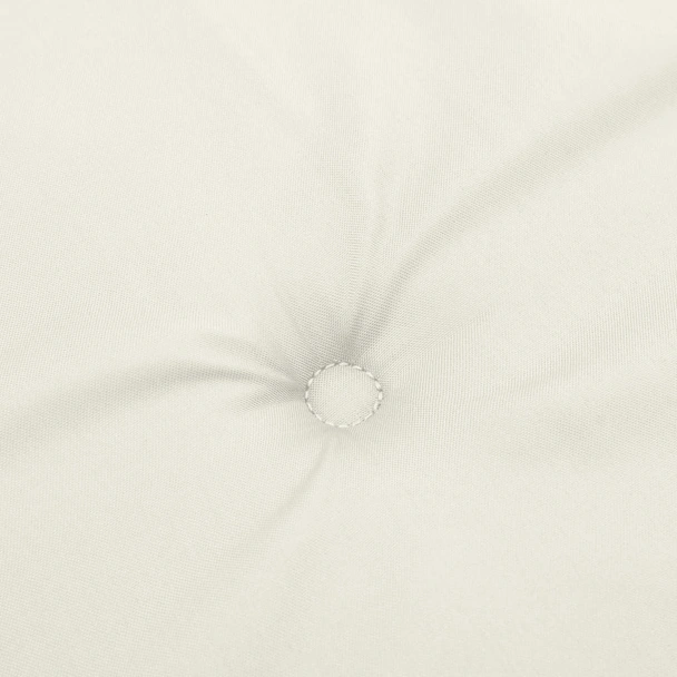 Възглавници за градински пейки 2 бр - 150x50x7 см кремав плат - VL4002610 - Image 7