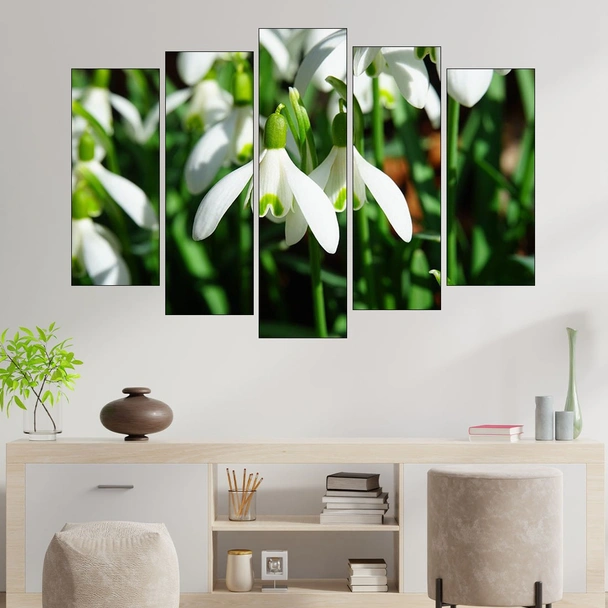 Пролетни кокичета - картина пано за стена - Image 3