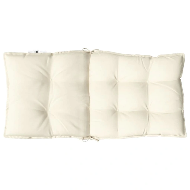 Възглавници за стол ниска облегалка 2 бр кремави Оксфорд плат - VL377677 - Image 7