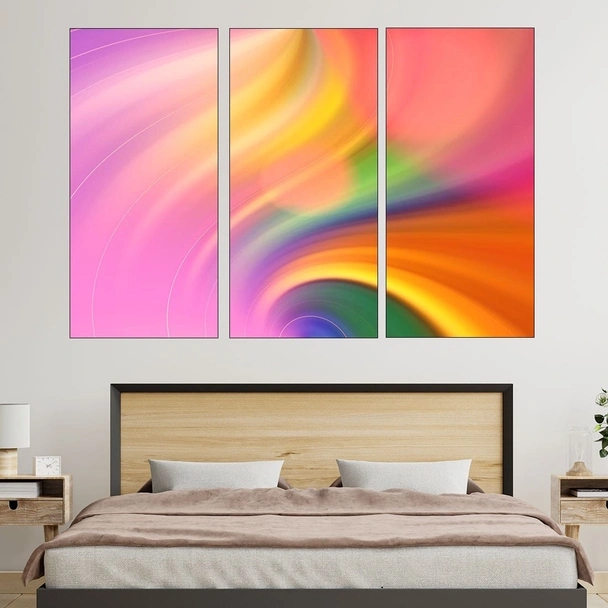 Цветен абстрактен фон - картина пано за стена - Image 2