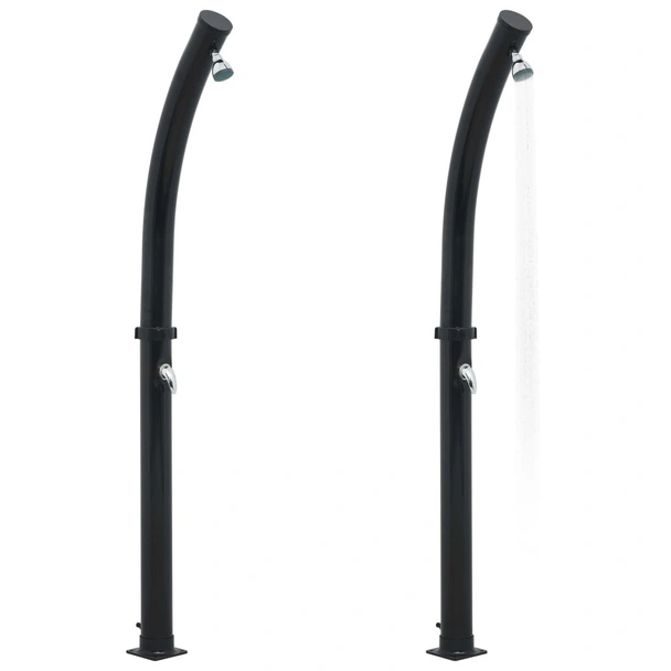 Соларен душ, черен, 214 см, 20 л - Image 3