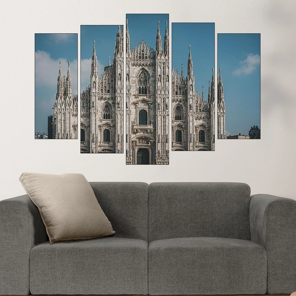 Катедралата Дуомо в Милано - картина пано за стена - Image 3