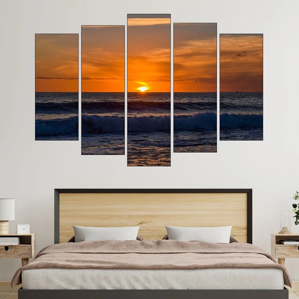 Красив залез над Ая Напа - картина пано за стена - Image 3