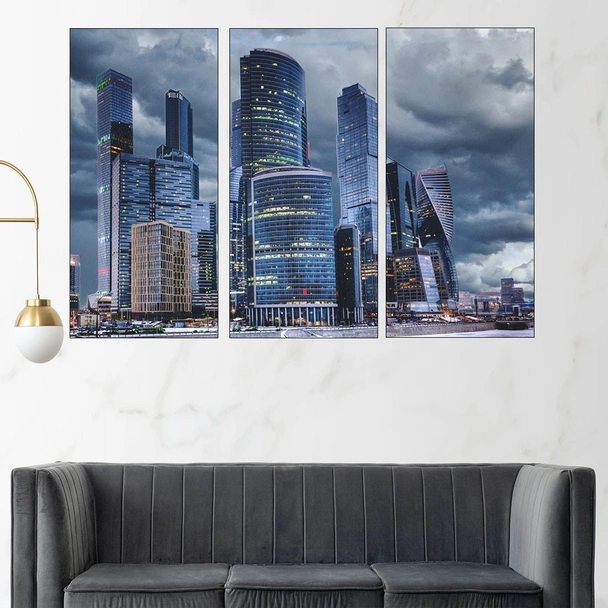 Модерната част на Париж - картина пано за стена - Image 2