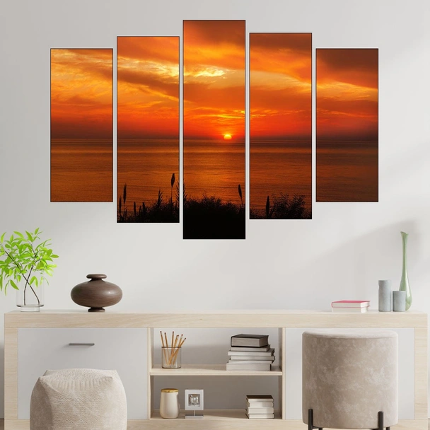 Морски залез - картина пано за стена - Image 3
