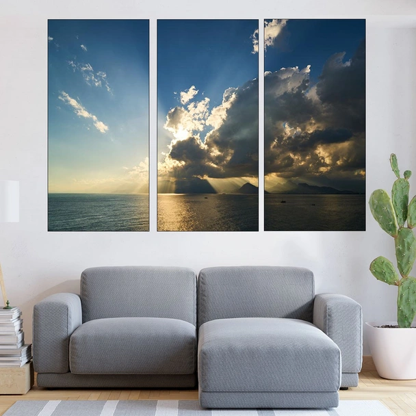 Облаци над океана - картина пано за стена - Image 2