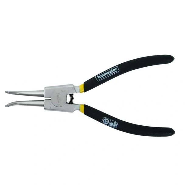 Извити външни зегер клещи 180 мм - Topmaster