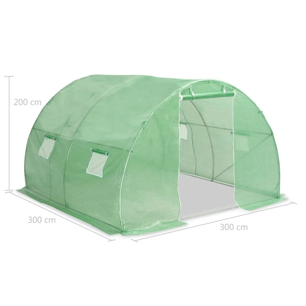 Оранжерия - 3x3x2 м - полиетилен и стомана - 9м² - Image 11