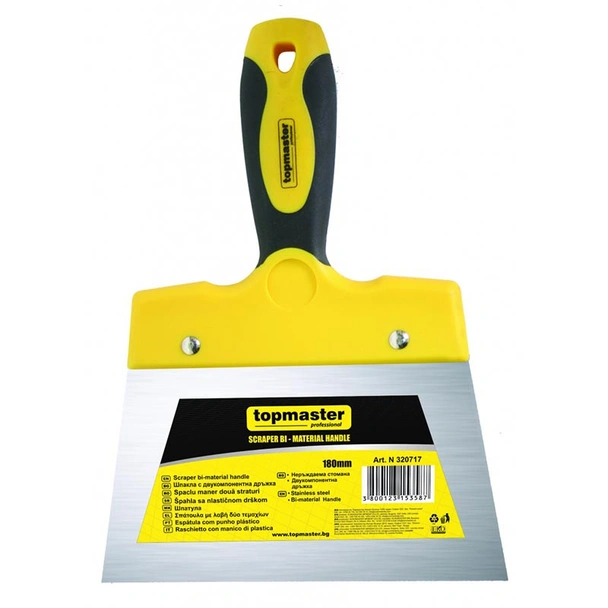 Шпакла с пластмасова дръжка - 180 мм