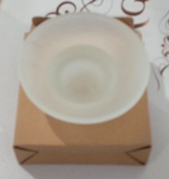 Резервна стъклена сапунерка за баня кръгла FORMA VITA