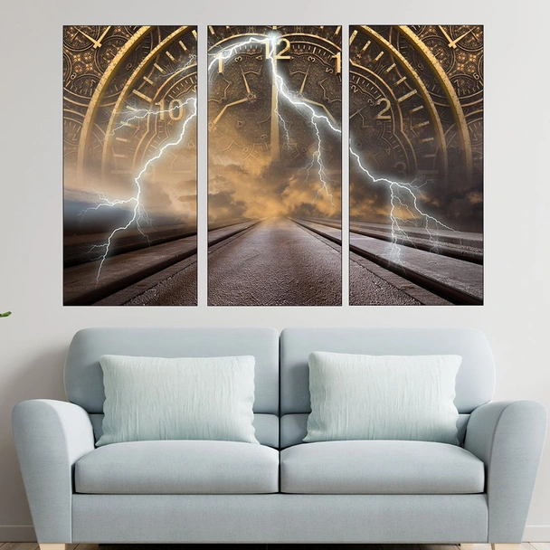 Машина на времето - абстракция - картина пано за стена - Image 2