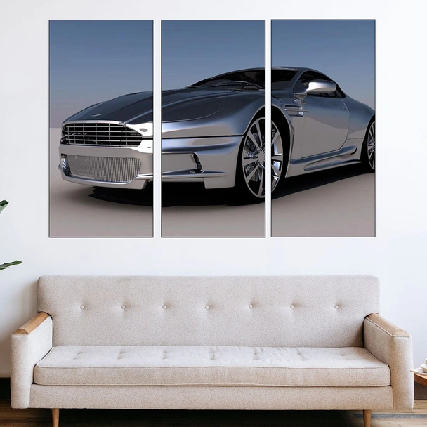 Aston Martin - спортна кола - картина пано за стена - Image 2