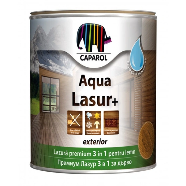 Лак за дърво на водна основа бор /pin/ 0.75л caparol