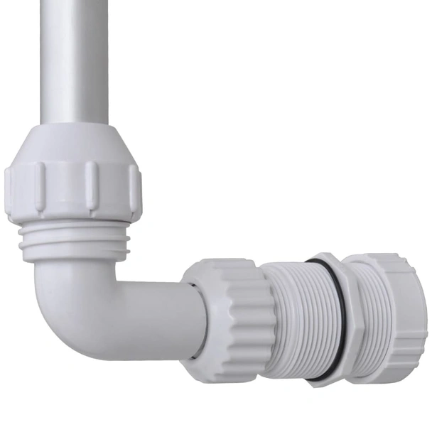 Фонтан каскада за басейни с LED светлини бял - Image 5