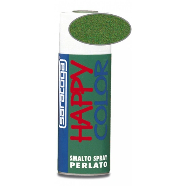 Спрей боя с перлен ефект светлозелен 400 мл Happy Color SARATOGA