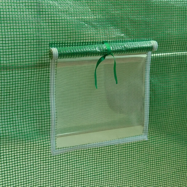 Тунелна оранжерия с армирано покривало 6х3х2 м (18 м2)  - Image 4