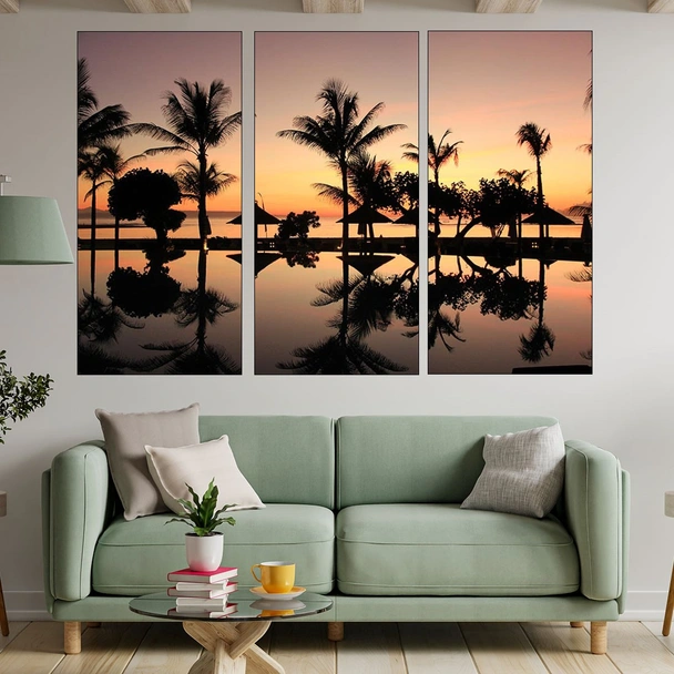 Залез над Бали - картина пано за стена - Image 2