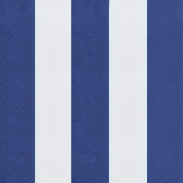 Възглавници за стол 2 бр синьо-бяло райе 50x50x7см Оксфорд плат - VL361543 - Image 8