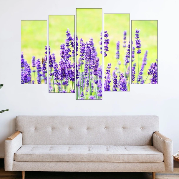Цъфнала лавандула в полето - картина пано за стена - Image 3