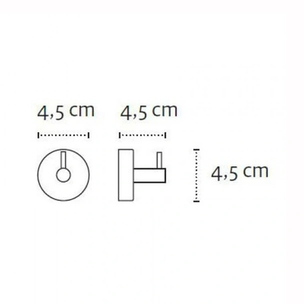 Закачалка за баня Moderno Черен мат KAPITAN - Image 3