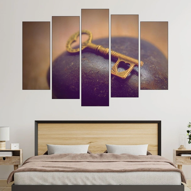 Ключ към сърцето - картина пано за стена - Image 3