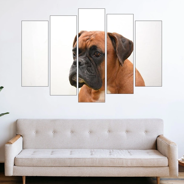 Kуче боксер - потрет - картина пано за стена - Image 3