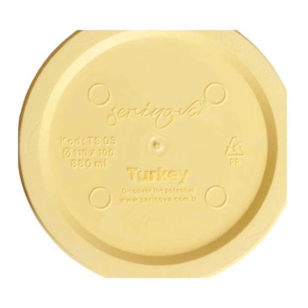 Саксия 11x10 см 0.88 л жълта Trend SERINOVA - Image 2