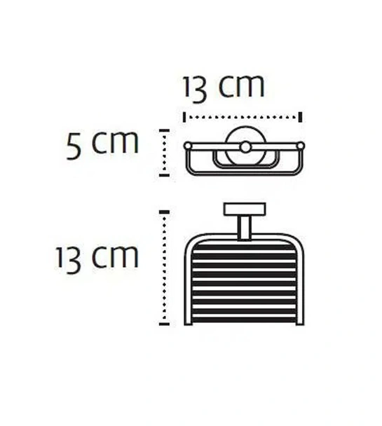 Сапунерка за баня тип мрежа Moderno KAPITAN - Image 2