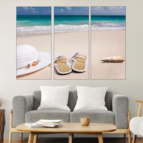 На плаж в Карибите - картина пано за стена - Image 2