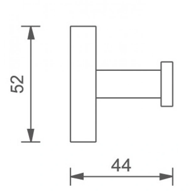 Закачалка за баня Ава ICA 3453W INTER CERAMIC - Image 2