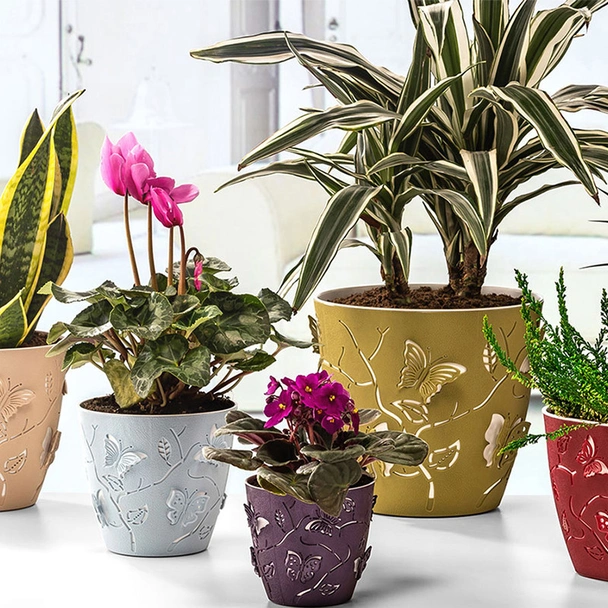 Кашпа 3D Пеперуди Ф22x20 cм RG - Image 8