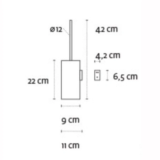 Конзолна четка за тоалетна Лукс Extra KAPITAN - Image 2