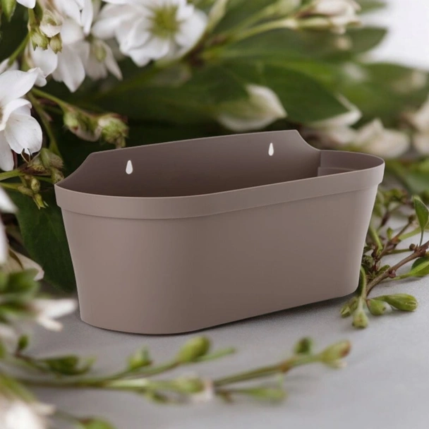 Стенна саксия-сандъче 40 см 5.6 л мока - Image 2