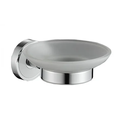 Стъклена сапунерка за баня Ава ICA 3459W INTER CERAMIC