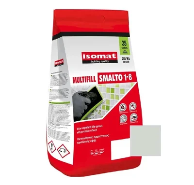Фуга 1-8 мм 2 кг светлосива 05 Multifill Smalto ISOMAT