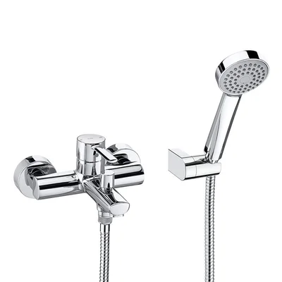 Стенен смесител за вана/душ с аксесоари Targa ROCA