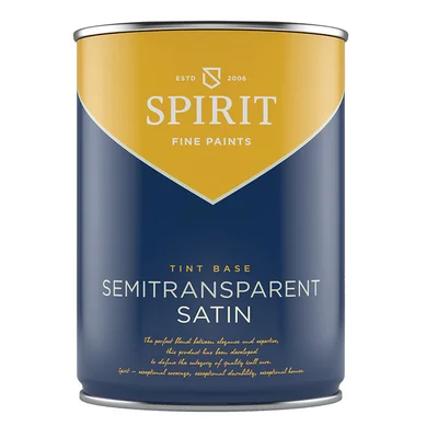 База за тониране Spirit Tint - Сатен - Полупрозрачна - 2.5 л.
