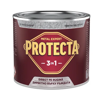 Боя за метал Protecta 3in1 0.5 л тъмнозелена ОРГАХИМ