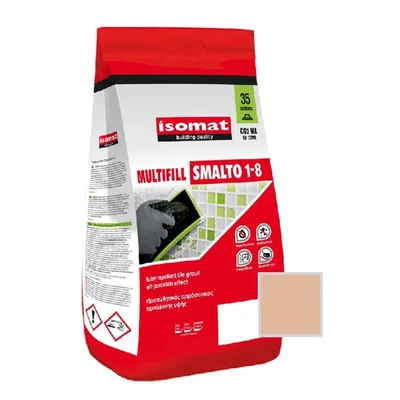 Фуга 1-8 мм 2 кг карамел 21 Multifill Smalto ISOMAT