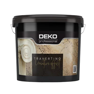 Декоративна мазилка Travertino Creative Effect 8 кг DEKO