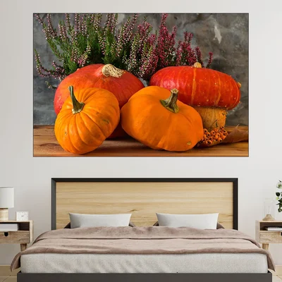 Декорация от тикви - картина пано за стена